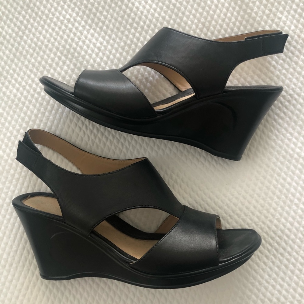 Naturalizer N5 Comfort Wedge, Size 9 - Black